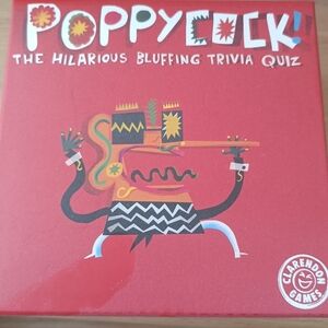 Family Trivia/Bluffing Game: Poppycock! For Adults, Teens, Kids, & whole Family